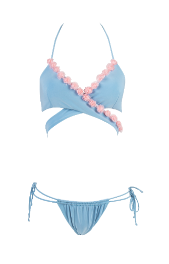 Incontro a Palazzo - Slip due laccetti nero microfibra