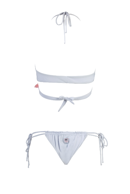 Incontro a Palazzo - Slip due laccetti nero microfibra